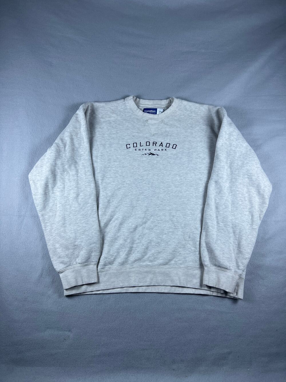 Vintage Colorado Estes Park Sweatshirt Mens XL Gear For Sports  Grey Big Cotton